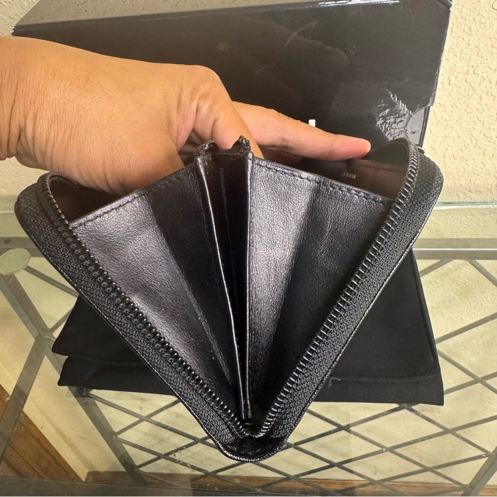 CHANEL Black Quilted Caviar Leather Boy Long Zipped Wallet - Picture 13 of 13
